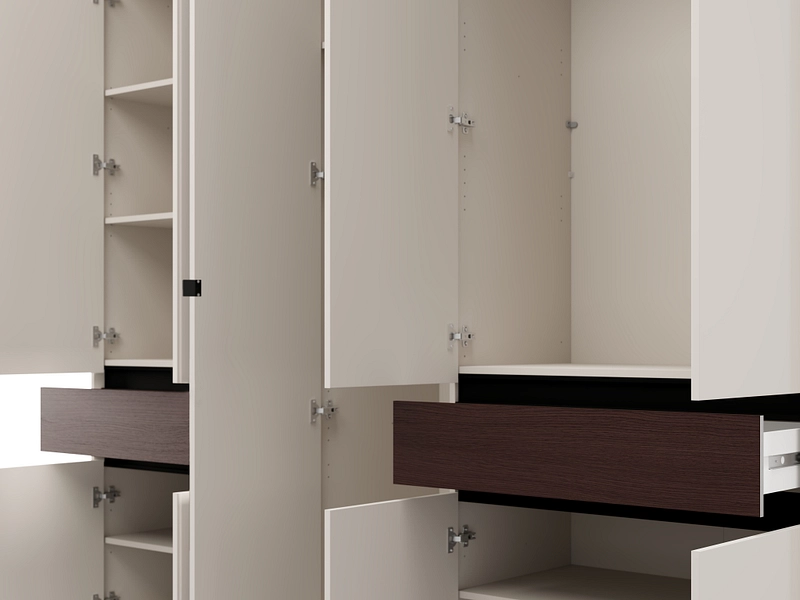 Drehtürenschrank COLHIDA kaschmir Drehtürenschrank COLHIDA kaschmir