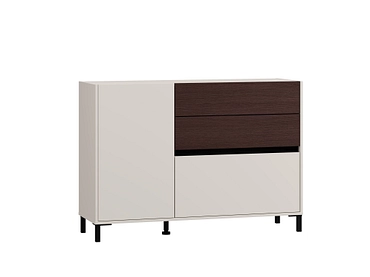 Kommode COLHIDA 1 Tür 3 Schubladen