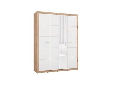 Armoire portes battantes CARTENA chêne artisan