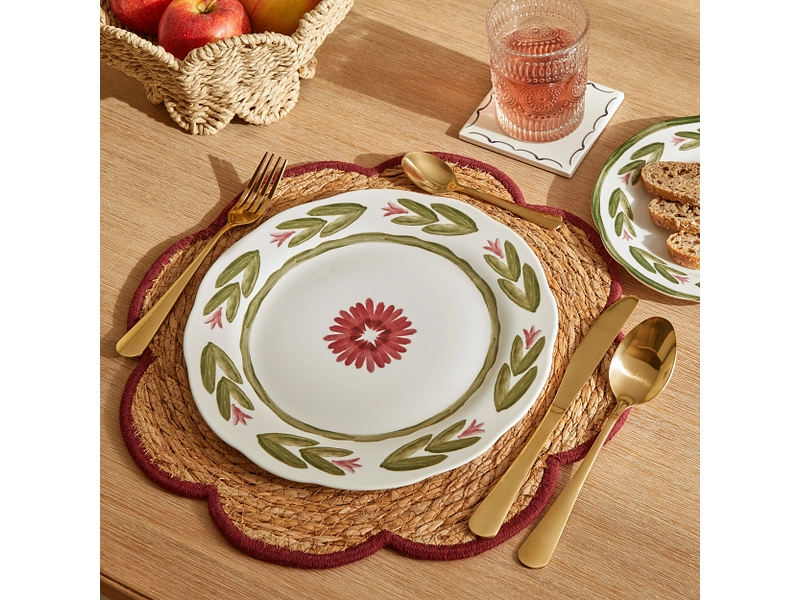 Set assiettes à dessert MONA porcelaine Set assiettes à dessert MONA porcelaine