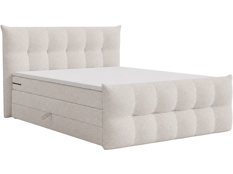 Boxspringbett ANGORA cremefarben Boxspringbett ANGORA cremefarben