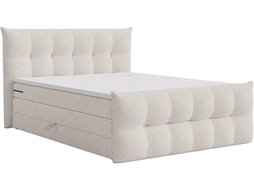 Boxspringbett ANGORA cremefarben