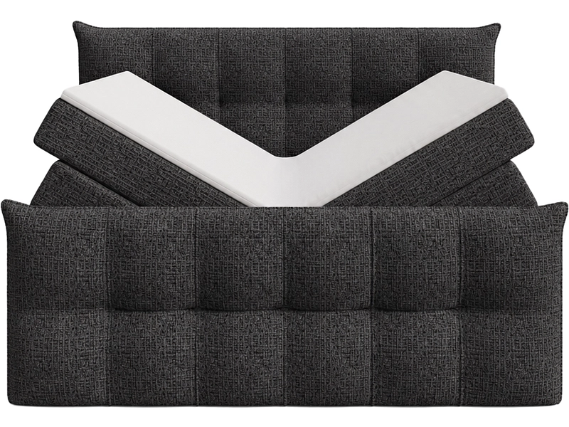 Boxspringbett ANGORA schwarz