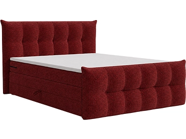 Boxspringbett ANGORA rot