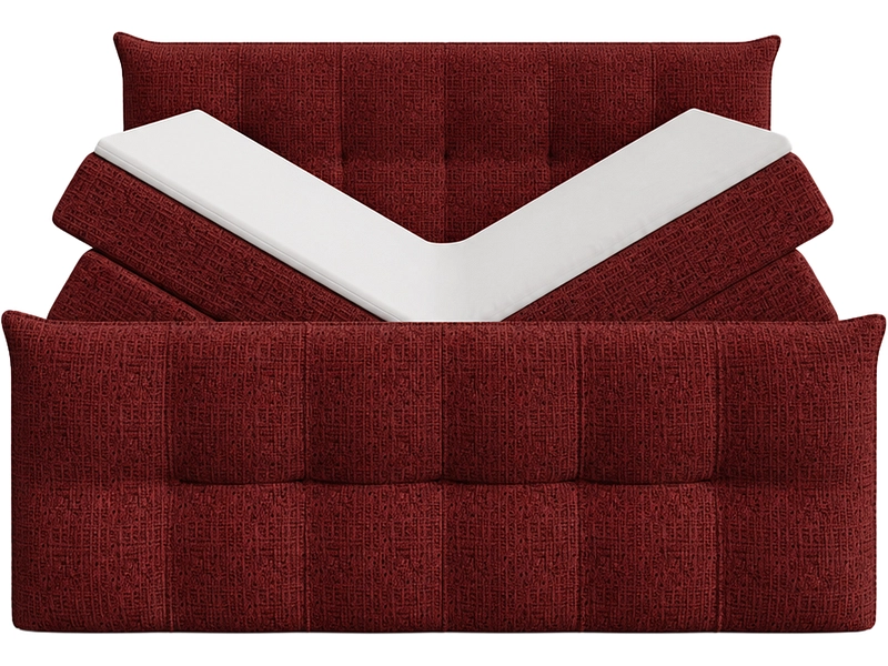 Boxspringbett ANGORA rot