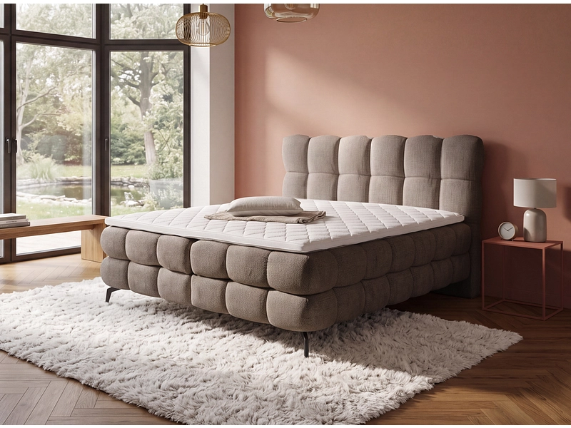 Boxspring DUOMO beige scuro Boxspring DUOMO beige scuro