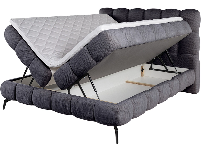 Boxspring DUOMO grigio scuro Boxspring DUOMO grigio scuro