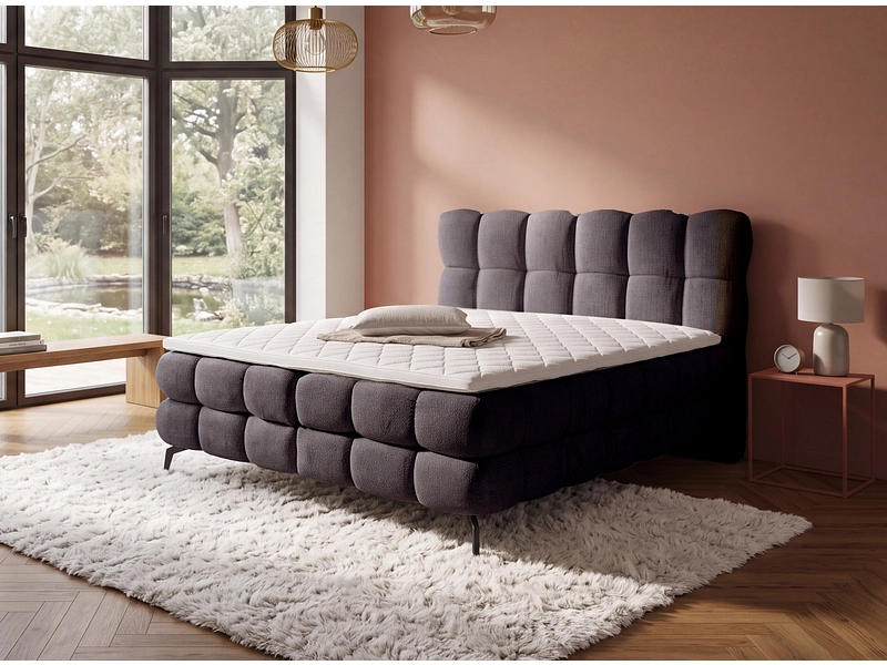 Boxspring DUOMO grigio scuro Boxspring DUOMO grigio scuro