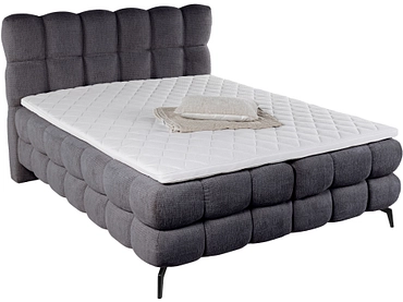 Boxspring DUOMO grigio scuro