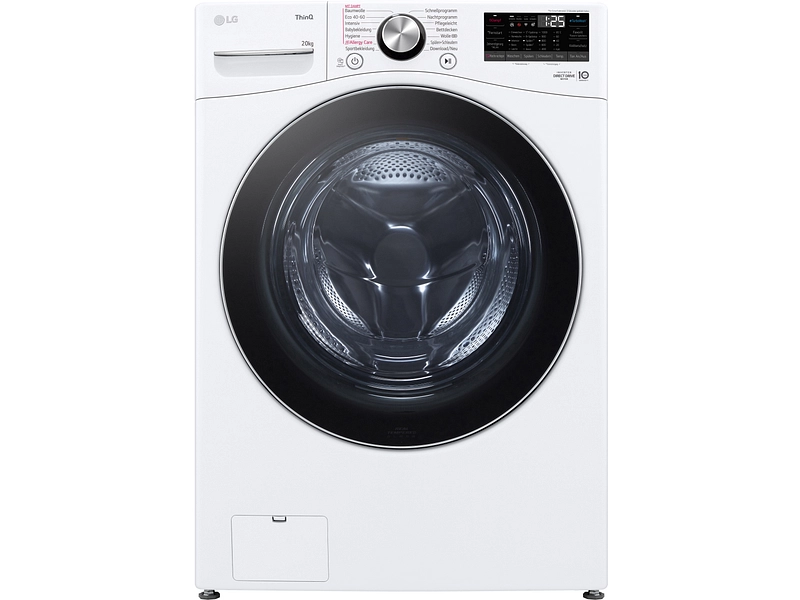 LG F0WVT202 Waschmaschine Frontlader 20 kg 1000 RPM Weiß