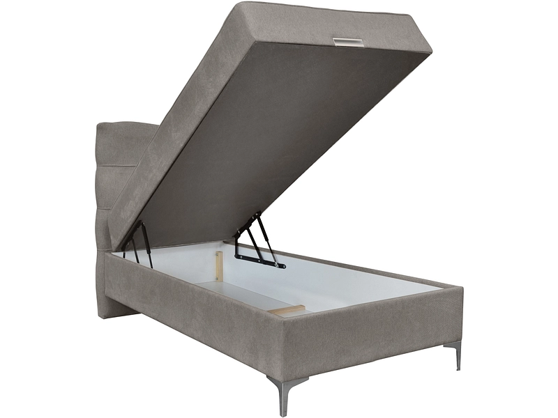 Kastenbett KORLEONE dunkelbeige