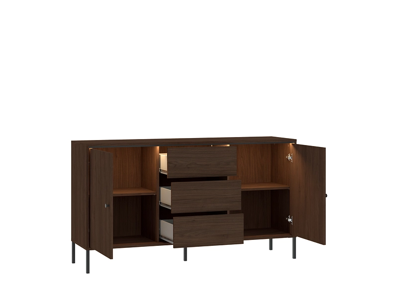 Kommode TAMI 2 Türen 3 Schubladen Kommode TAMI 2 Türen 3 Schubladen