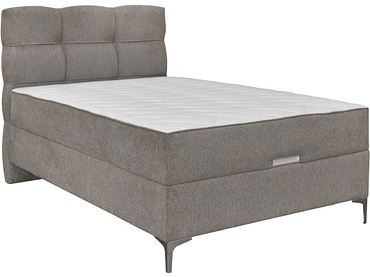 Kastenbett KORLEONE dunkelbeige