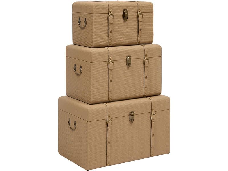 2er-Set Truhen beige 2er-Set Truhen beige