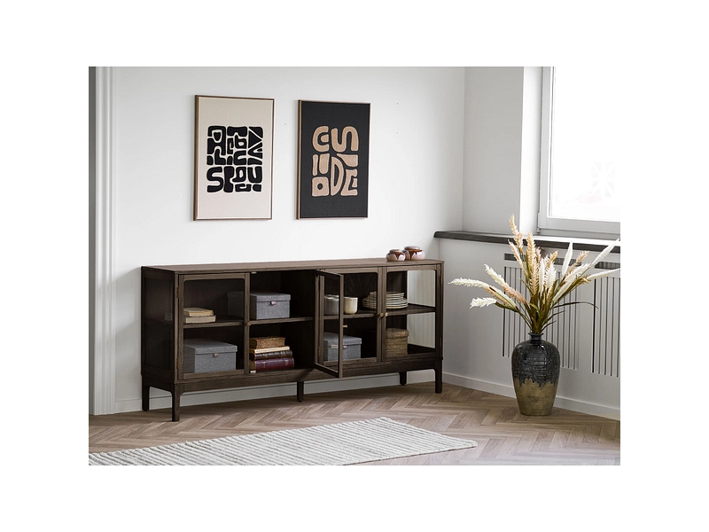 Sideboard HOUSE NORDIC ZAMORA 4 portes 2 tiroirs