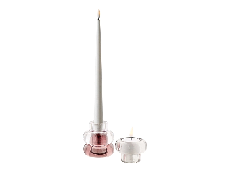 Set photophores 7 cm x 5 cm Verre transparent