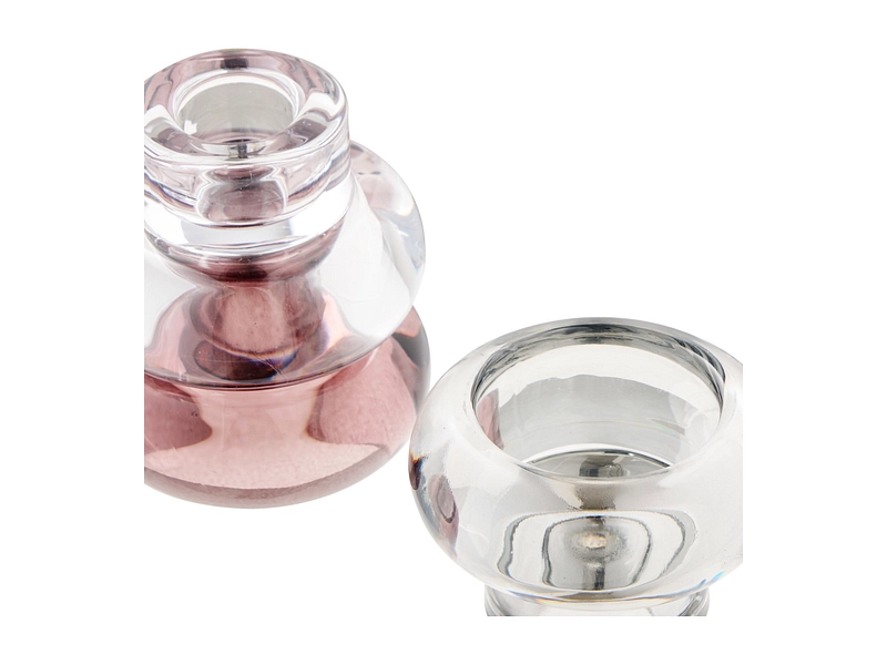 Set photophores 7 cm x 5 cm Verre transparent