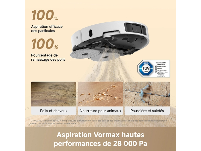 DREAME Aspirateur robot et laveur de sols DREAME Aspirateur robot et laveur de sols
