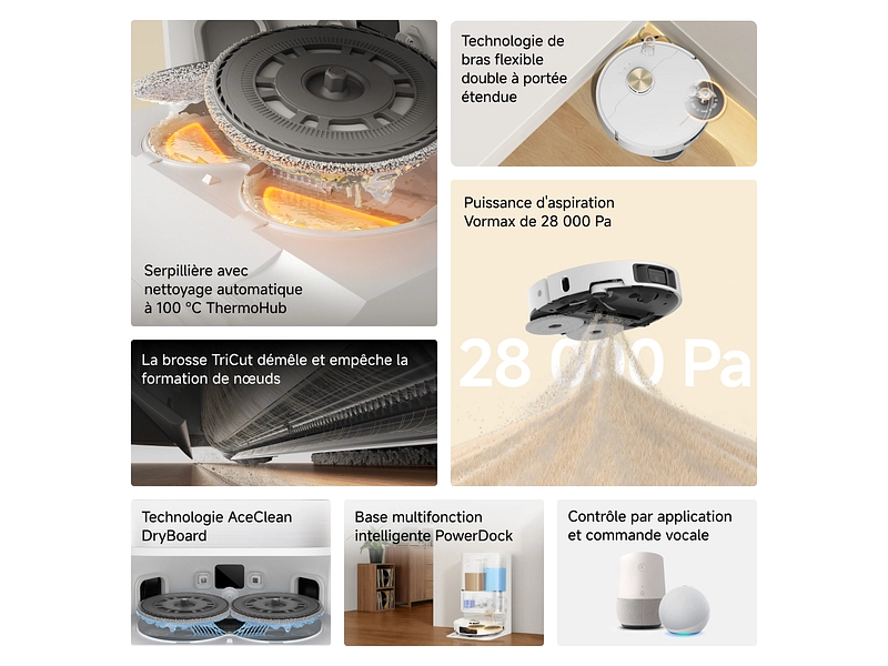 DREAME Aspirateur robot et laveur de sols DREAME Aspirateur robot et laveur de sols