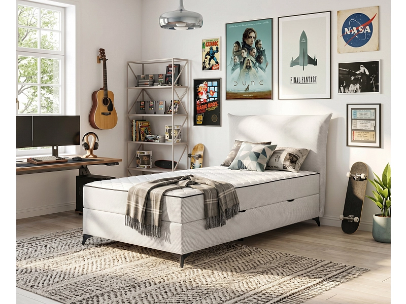 Kastenbett DALIA dunkelbeige