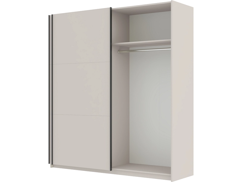 Armoire portes coulissantes ARIA cachemire