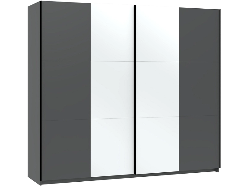 Armoire portes coulissantes ARIA anthracite Armoire portes coulissantes ARIA anthracite