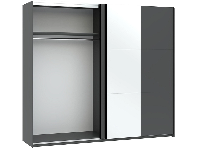 Armoire portes coulissantes ARIA anthracite Armoire portes coulissantes ARIA anthracite