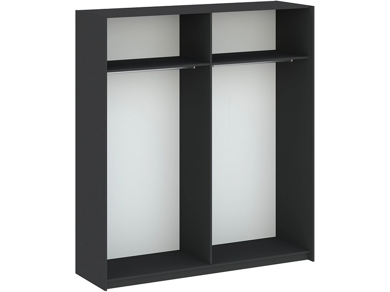 Armoire portes coulissantes ARIA anthracite Armoire portes coulissantes ARIA anthracite