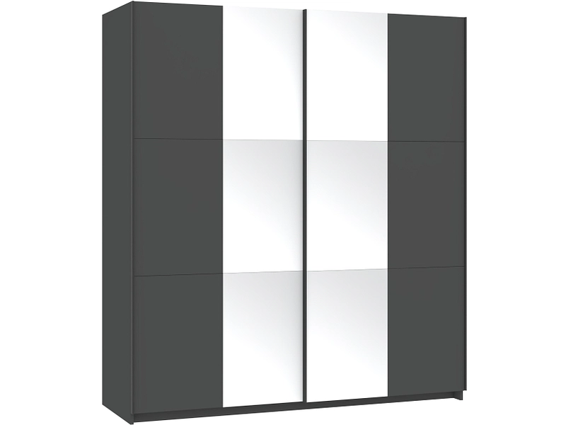 Armoire portes coulissantes ARIA anthracite Armoire portes coulissantes ARIA anthracite