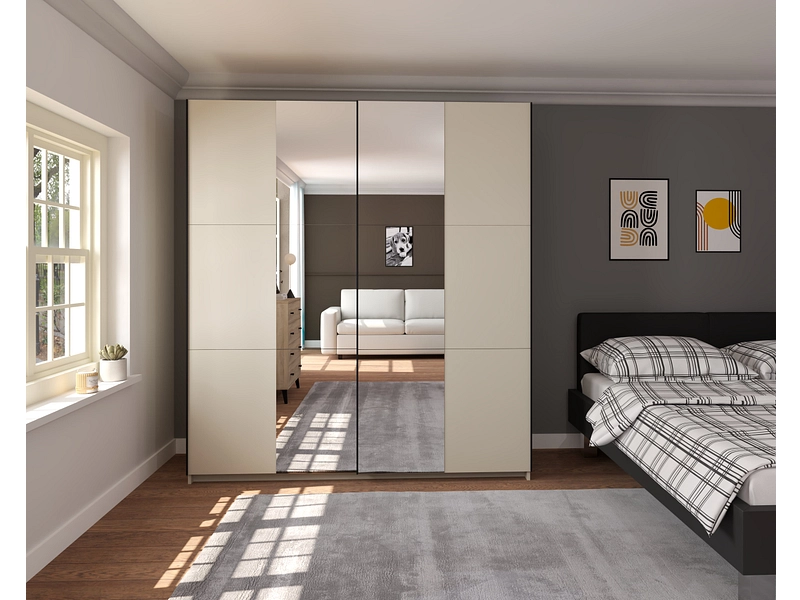 Armoire portes coulissantes ARIA cachemire Armoire portes coulissantes ARIA cachemire