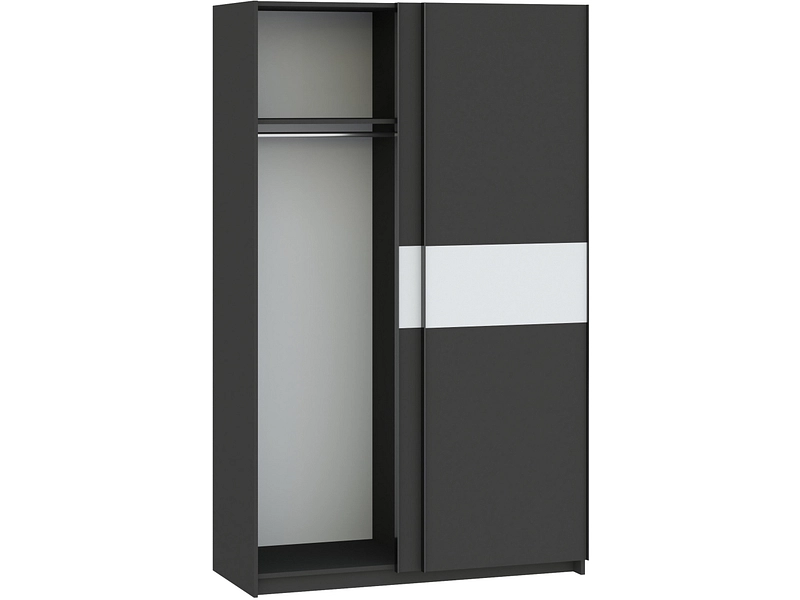 Schwebetürenschrank BIANCA anthrazit Schwebetürenschrank BIANCA anthrazit
