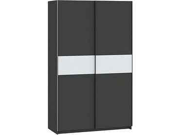 Schwebetürenschrank BIANCA anthrazit
