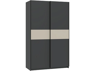Schwebetürenschrank BIANCA anthrazit