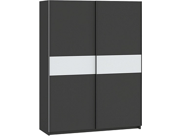 Schwebetürenschrank BIANCA anthrazit