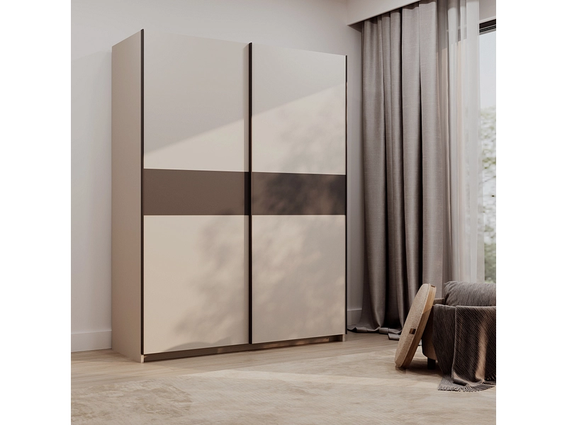 Schwebetürenschrank BIANCA kaschmir Schwebetürenschrank BIANCA kaschmir