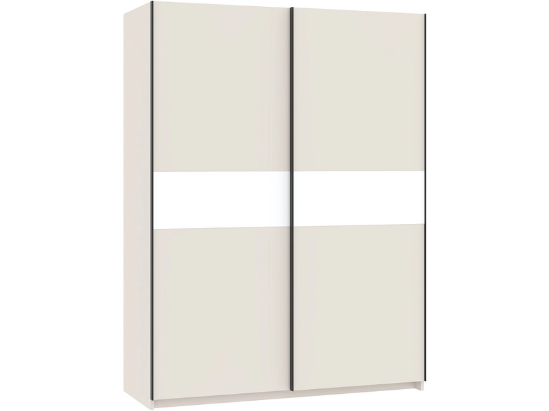 Schwebetürenschrank BIANCA kaschmir