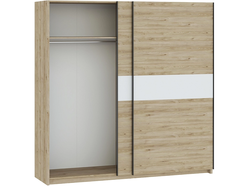 Schwebetürenschrank BIANCA jackson eiche