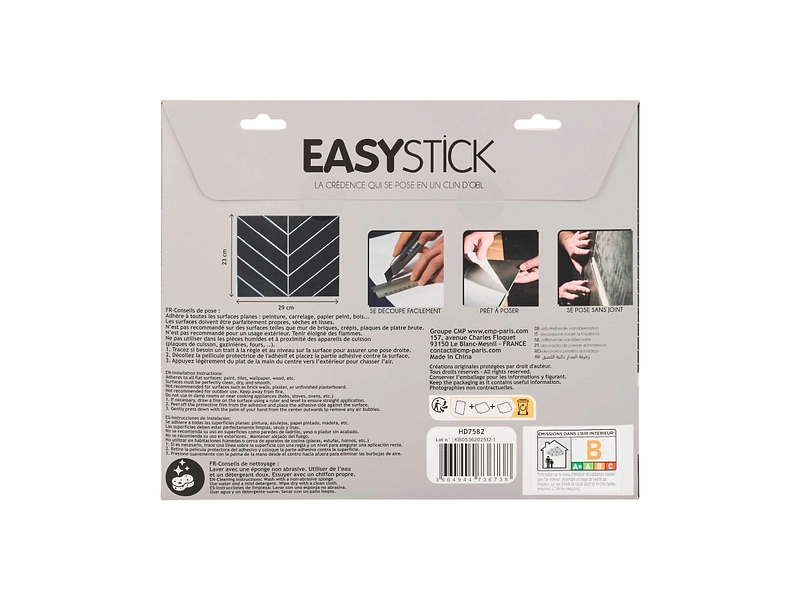 Set paraschizzi adesivo EDI 4 pezzi plastica nero Set paraschizzi adesivo EDI 4 pezzi plastica nero