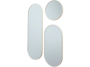 Set di 3 specchi tondo / ovale HOME DECO FACTORY CORFU Set di 3 specchi tondo / ovale HOME DECO FACTORY CORFU