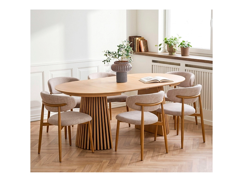 Set tavolo e 6 sedie HOUSE NORDIC OSAKA