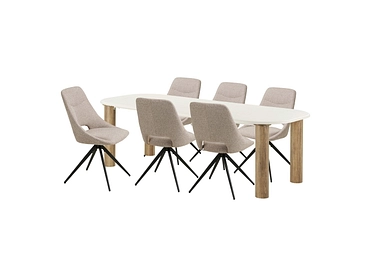 Set Tisch und 6 Stühle HOUSE NORDIC FONDI