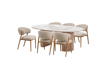 Set table et 6 chaises HOUSE NORDIC ATHENS