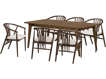 Set Tisch und 6 Stühle HOUSE NORDIC DARWIN