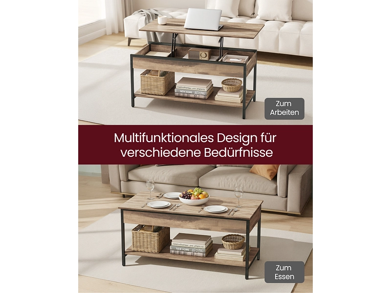 SONGMICS Table basse RUSTIK SONGMICS Table basse RUSTIK