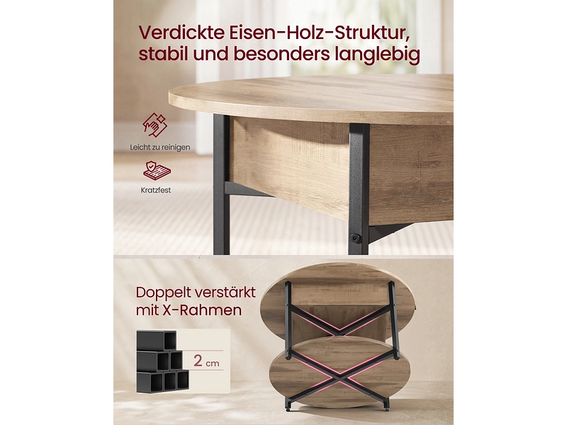 SONGMICS Table basse RUSTIK SONGMICS Table basse RUSTIK