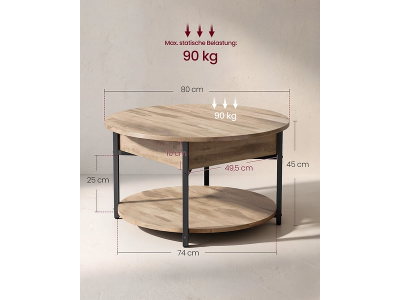 SONGMICS Table basse RUSTIK SONGMICS Table basse RUSTIK