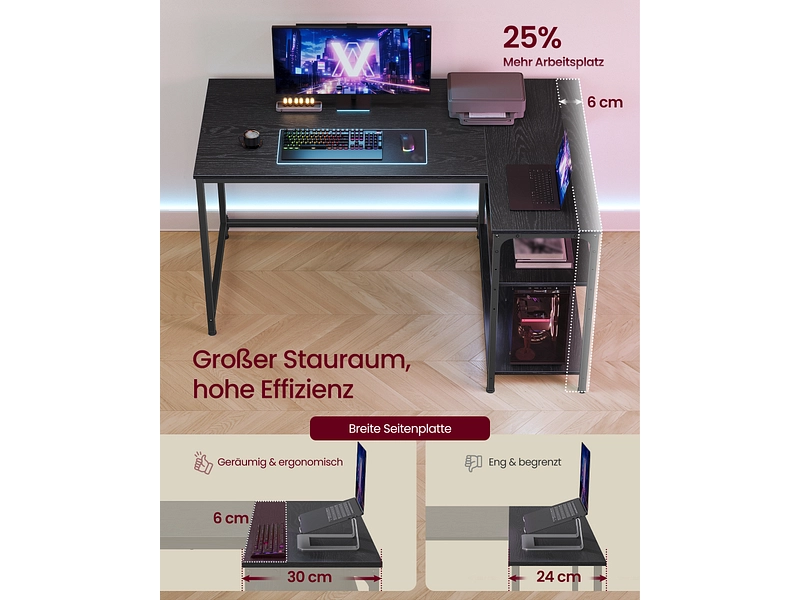 Bureau d'angle SONGMICS FABRIK