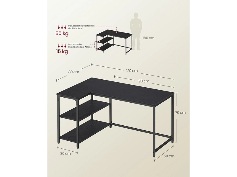 Bureau d'angle SONGMICS FABRIK