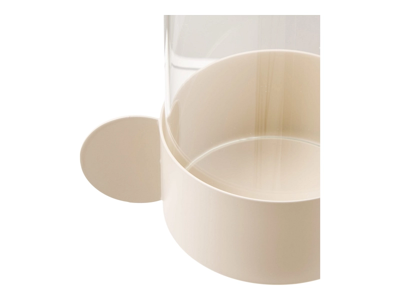 Windlicht HURRICANE 10 cm x 16.5 cm Glas beige Windlicht HURRICANE 10 cm x 16.5 cm Glas beige