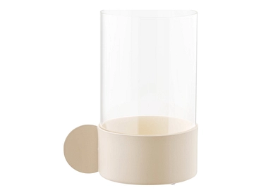 Windlicht HURRICANE 10 cm x 16.5 cm Glas beige Windlicht HURRICANE 10 cm x 16.5 cm Glas beige